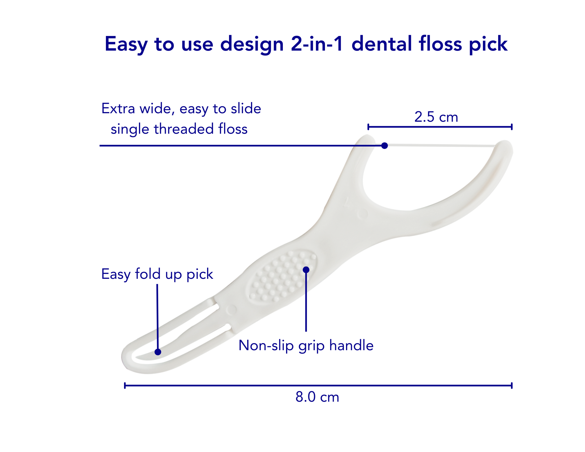 WISDOM EASY SLIDE 30 FLOSSERS - Wholesale Pharmacy Distribution