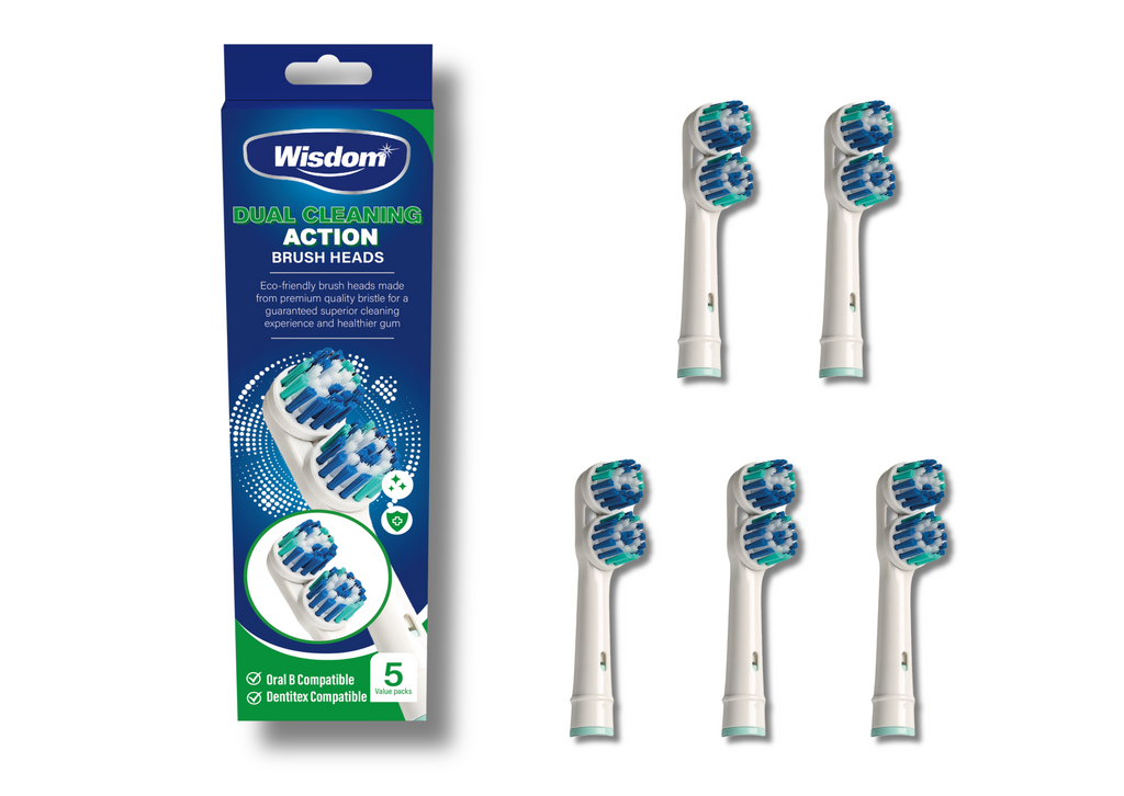 Wisdom Dual Cleaning Replacement Heads 2 x 5 packs