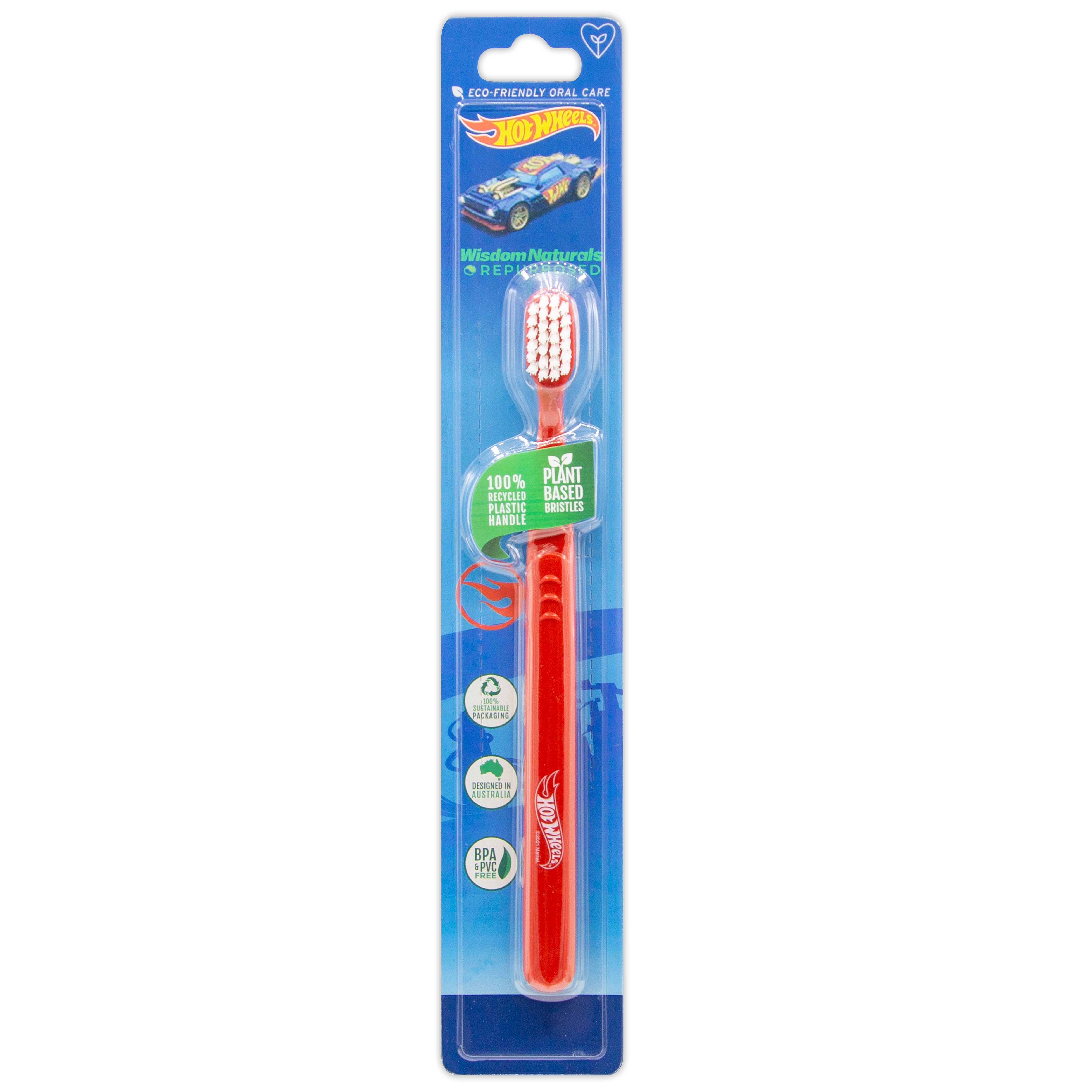 Kids Recycled Plastic Toothbrush Barbie & Hotwheels