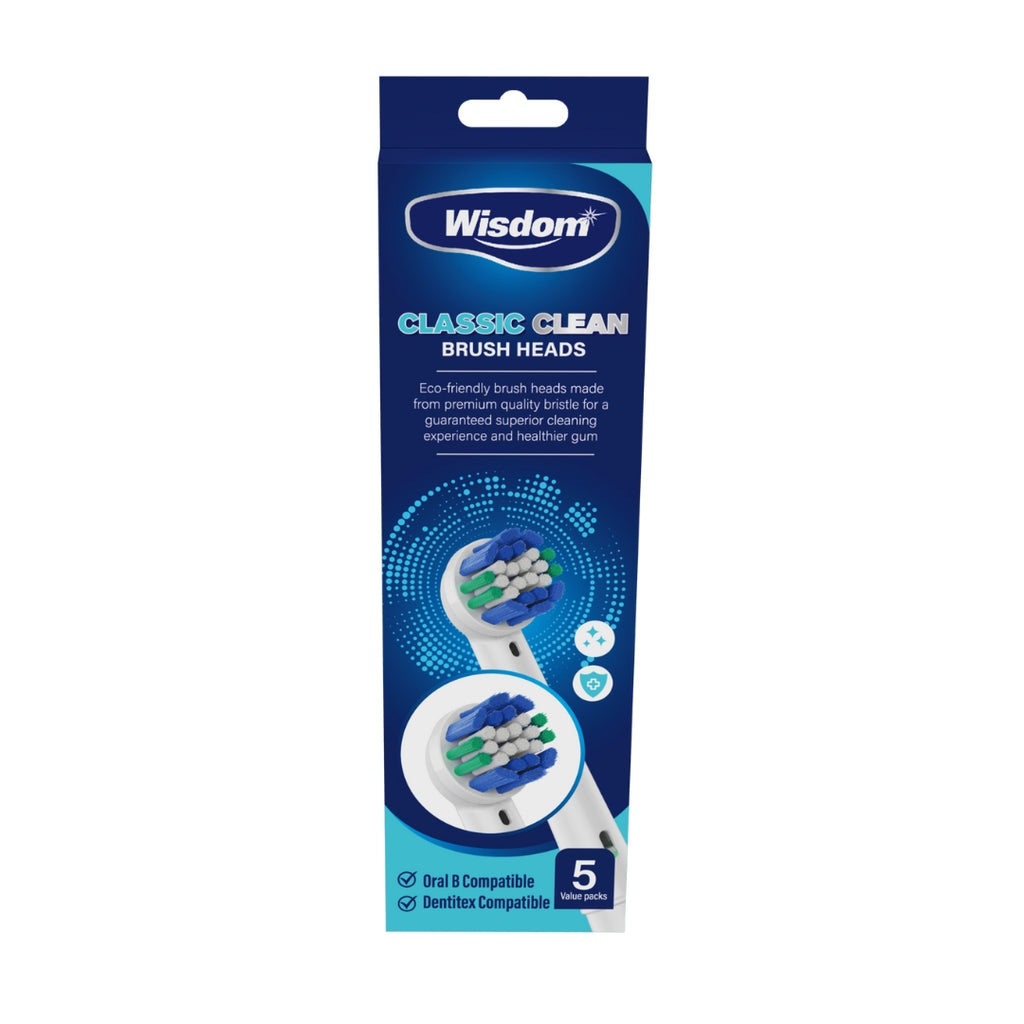 Wisdom Classic Clean Replacement Heads 2x 5 packs