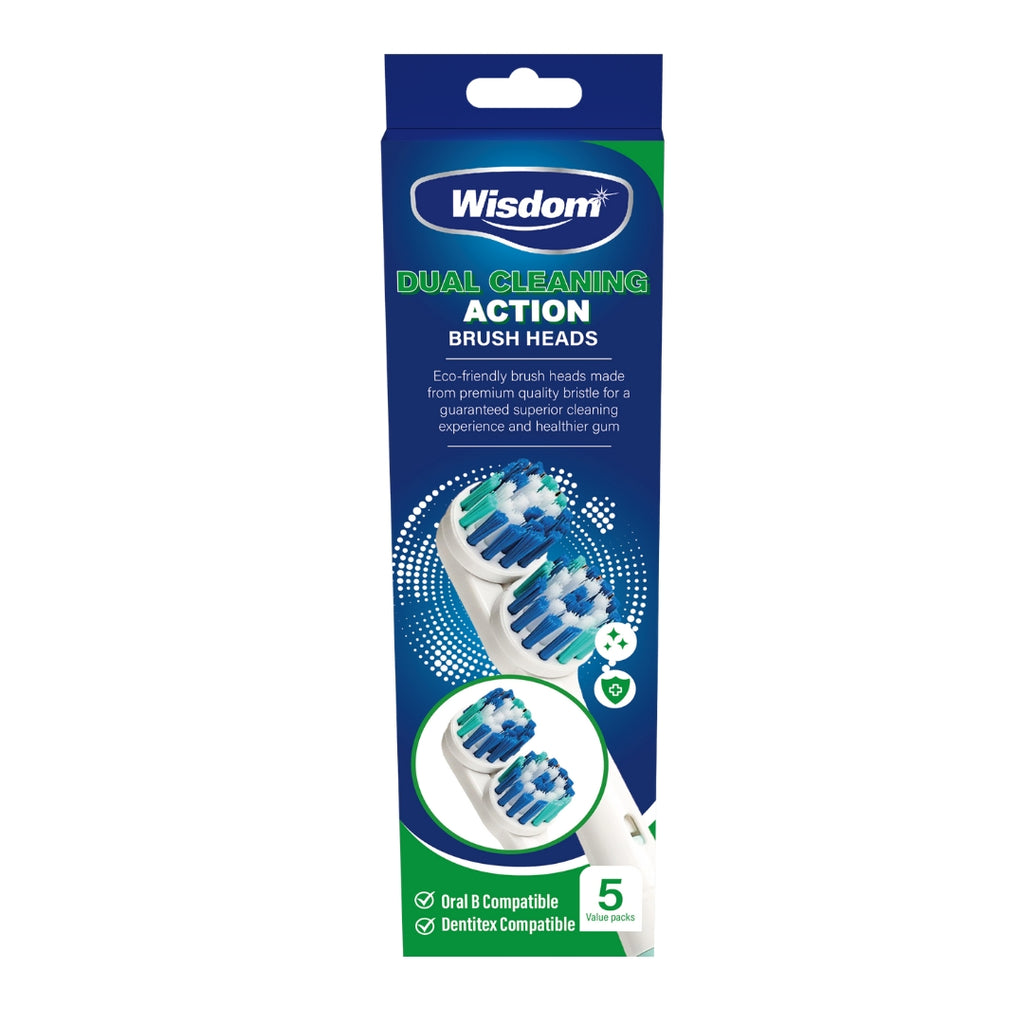 Wisdom Dual Cleaning Replacement Heads 2x 5 packs