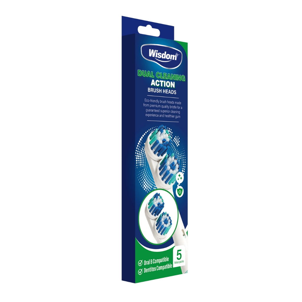 Wisdom Dual Cleaning Replacement Heads 2x 5 packs