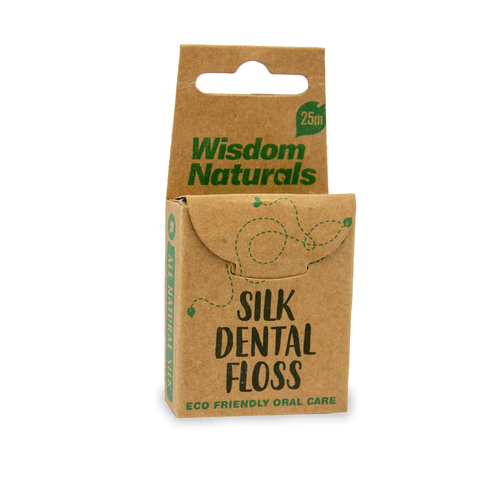 Wisdom Naturals Silk Dental Floss – 25m x2