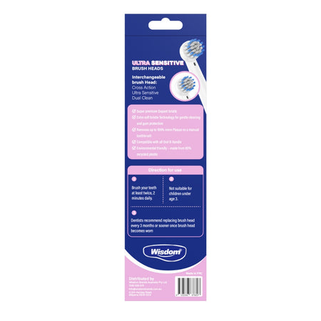 Wisdom Ultra Sensitive Replacement Heads 2x 5 packs